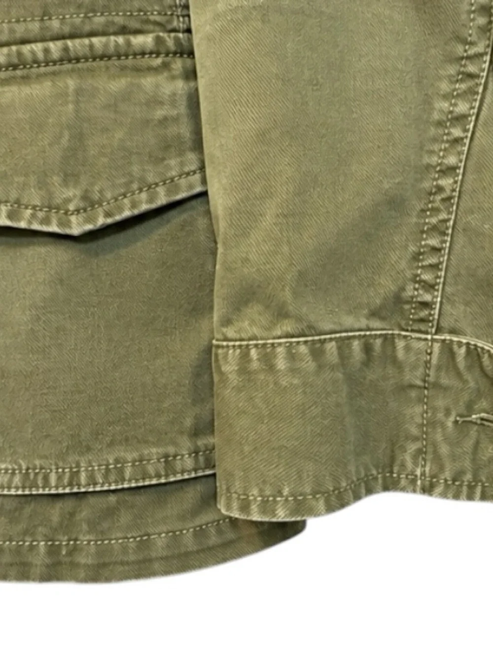 Madewell Outbound Utility Jacket Olive Army Green Military Field Jacket
